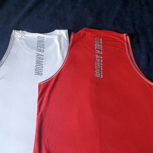 NWOT 2 Under Armor men's tanks